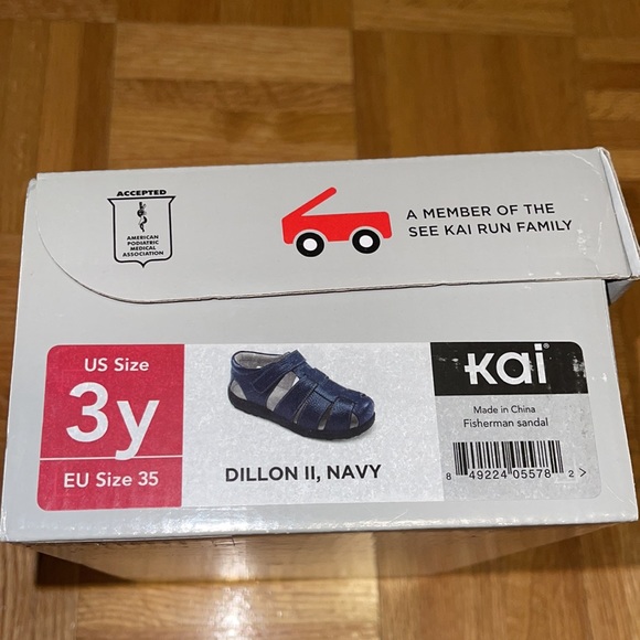 Brand new in box Size 3Y See Kai Run - Kai Dillon II, Navy - Picture 6 of 6